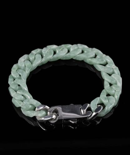 Cuban Link Jade Bracelets