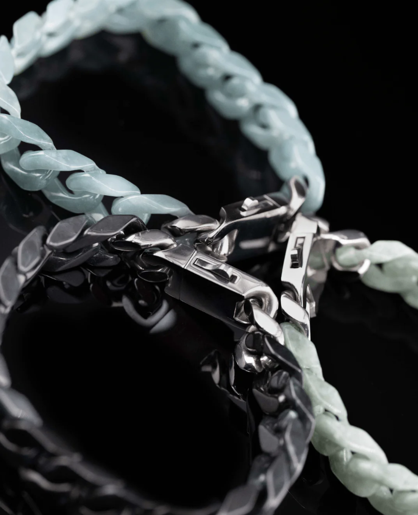 Cuban Link Jade Bracelets