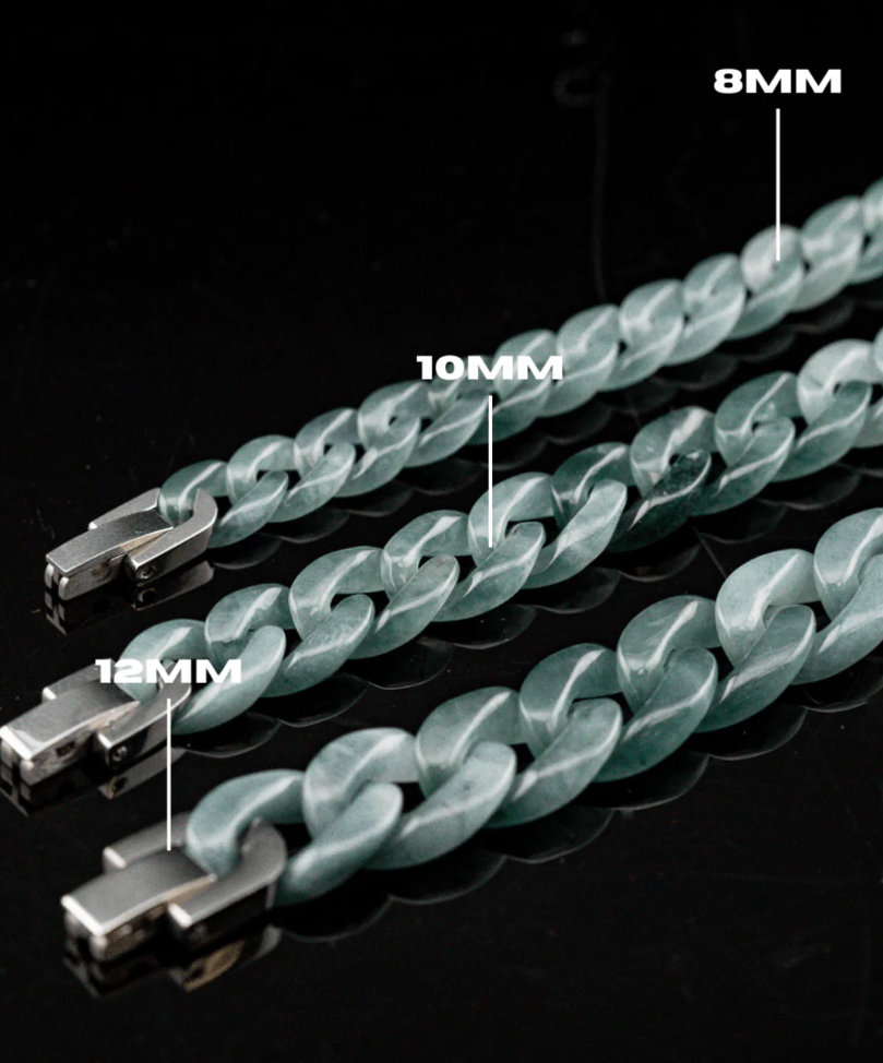 Cuban Link Jade Bracelets