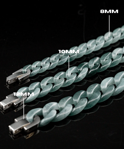 Cuban Link Jade Bracelets